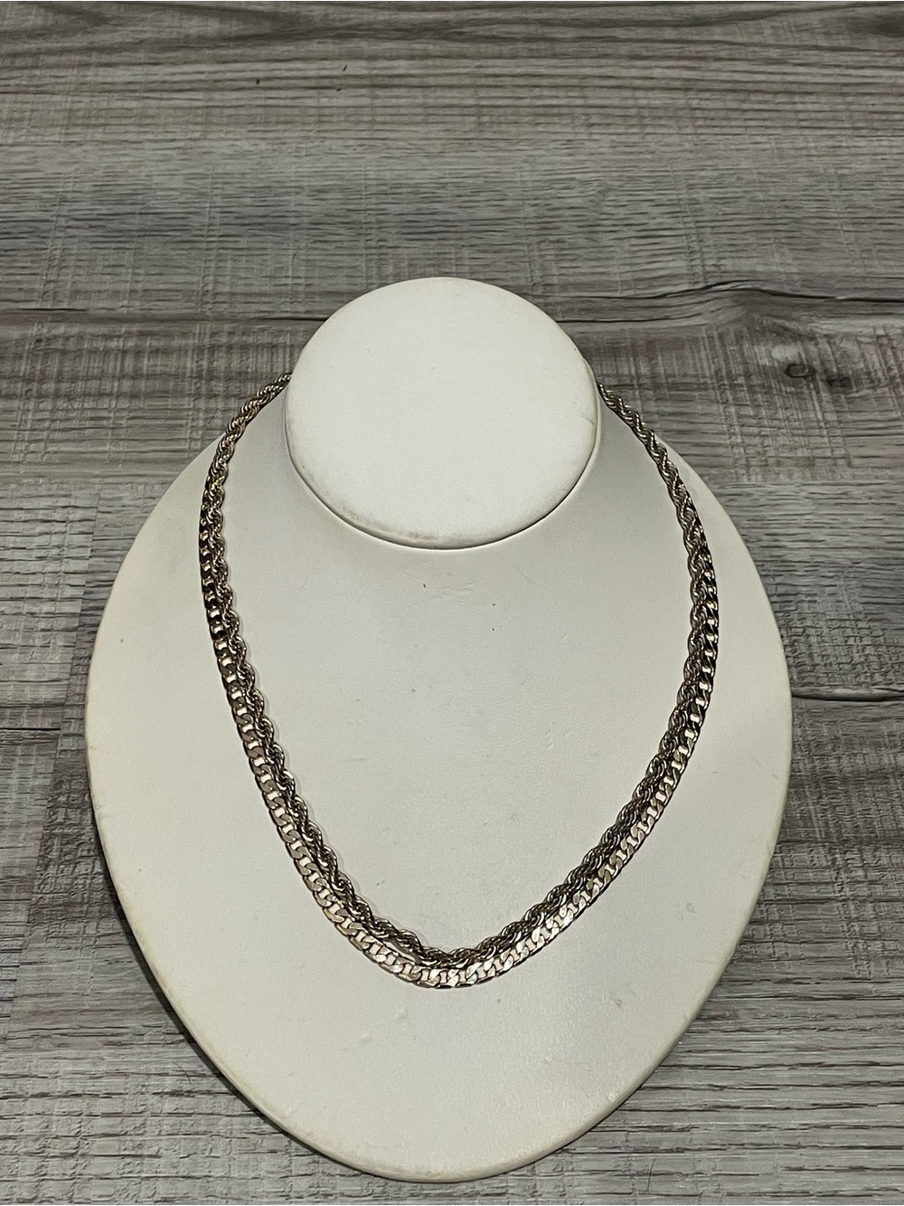 Argento Vivo Sterling Silver Braided Rope Chain Necklace - Silver